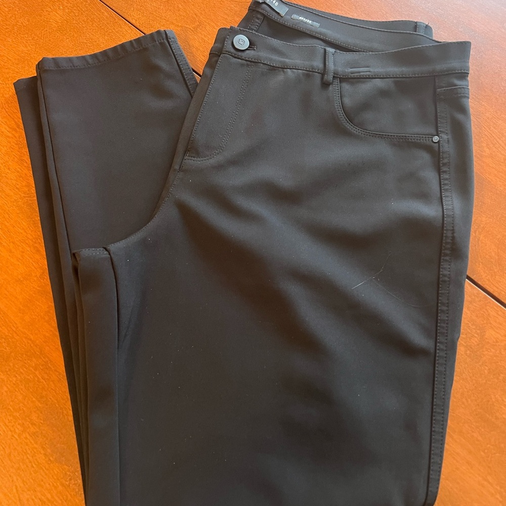 Lafayette 148 New York Black Mercer Pants size 16